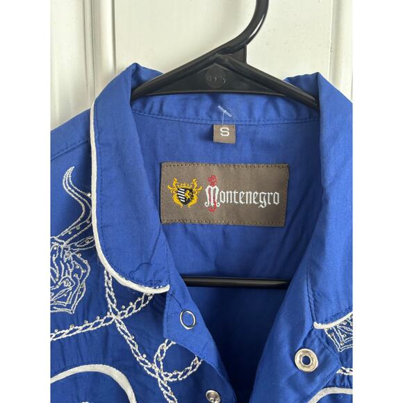 Western cowboy button down shirt - Montenegro - size Small - Picture 2 of 4
